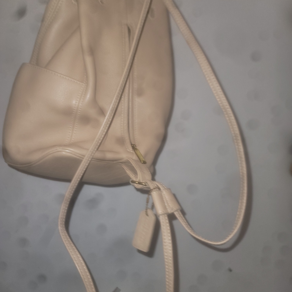 Coach Beige Drawstring Backpack - Picture 2 of 6